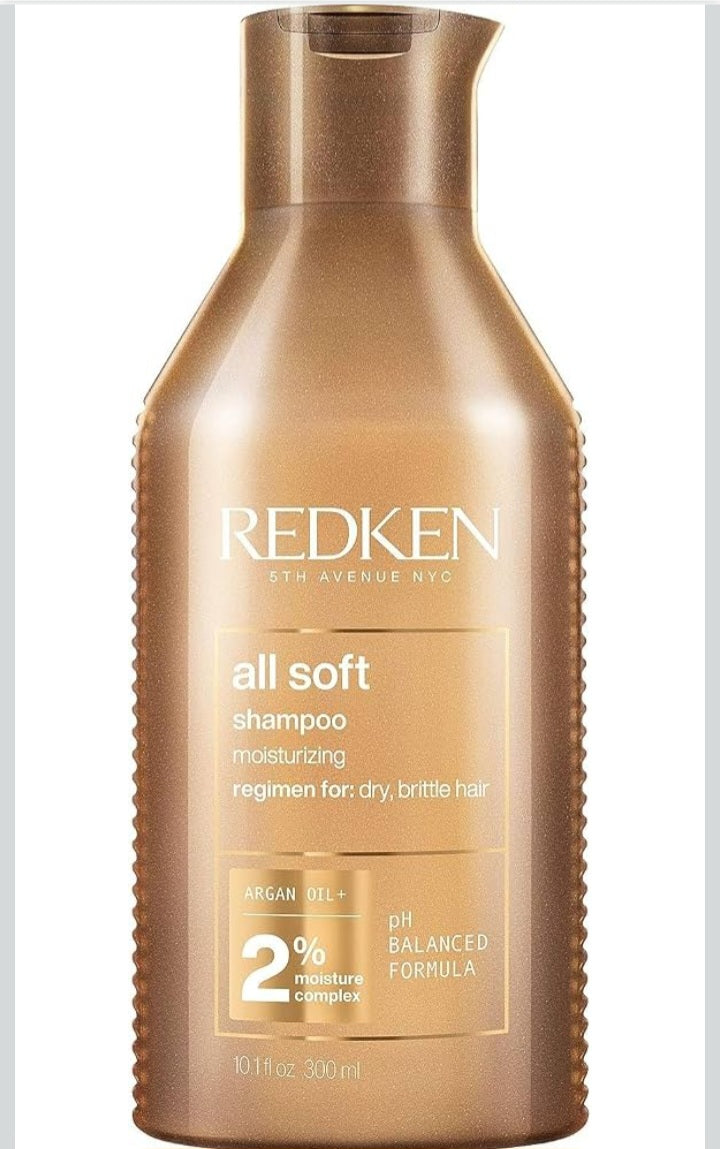 Redken All Soft Shampoo – For Dry, Brittle Hair