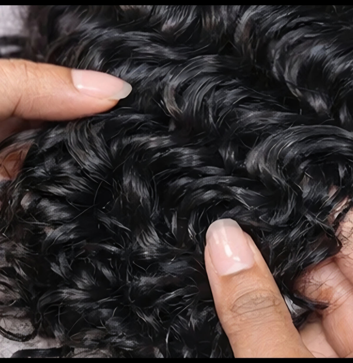 Knots Human Feather Crochet Hair Deep Wave with No Spiral Ends - Pre-Separated Knotless Crochet Braids for Seamless Blending- 14inches
