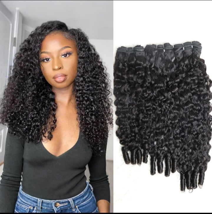 Burmese Curly Brazilian 100% Virgin Hair Bundles