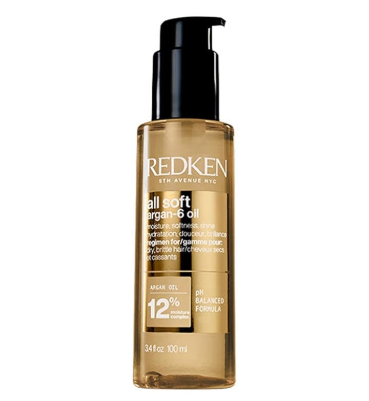 Redken All Soft Argan-6 Hair Oil – For Softness & Shine