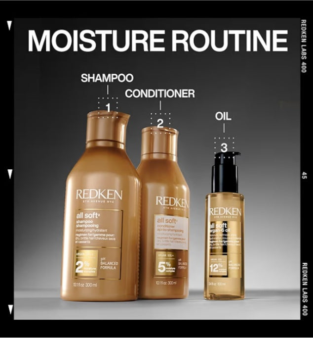 Redken All Soft Argan-6 Hair Oil – For Softness & Shine