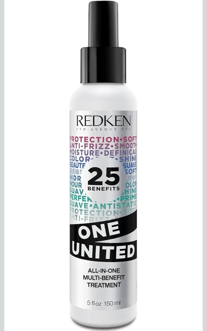 Redken One United Leave-In Conditioner – Heat Protectant & Detangler Spray.
