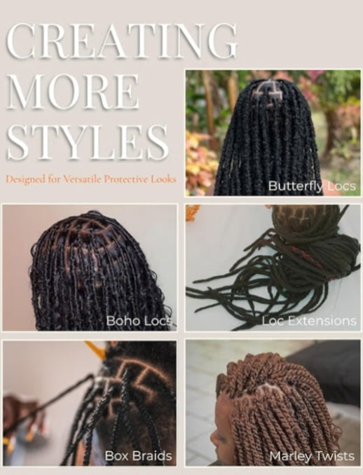 Afro Kinkys Bulk Human Hair for Braiding (18", Natural Color, 50g)
100% Unprocessed Soft Human Hair Bundles for Boho Braids, Twists, Dreadlocks and Loc Repair, Kid Friendly, Protective Styles