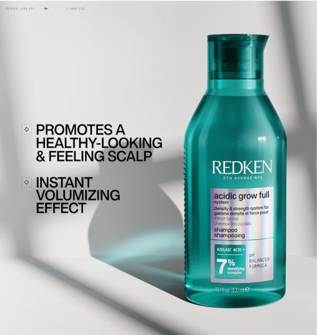 Redken Acidic Grow Full Densifying Shampoo – For Thicker-Looking Hair